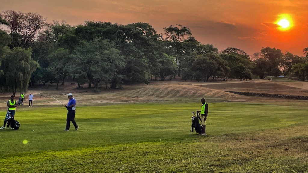 Golfing in Lubumbashi